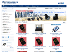 Tablet Screenshot of ecyberspaces.com
